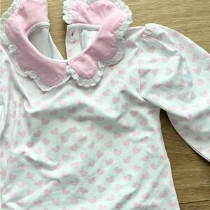 Eliza James Kids Valentines Hearts Diaper Set 12m